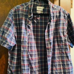 Plaid GoodFellow Short Sleeve Button Up